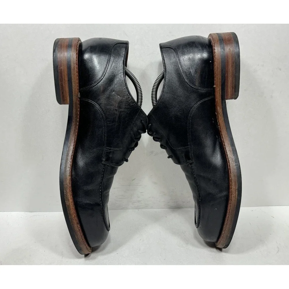 Beckett Simonon Split Toe Derby Men's Size 10.5 Black Leather Shoes 15641